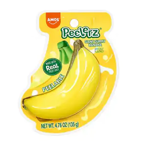 1pza gomita gigante peelerz pelable con forma y sabor plátano, 135g /…