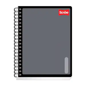 Cuaderno profesional scribe serie 3 con 100 hojas de cuadro chico y d…