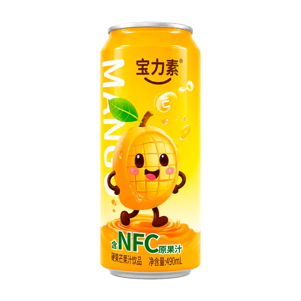1pza jugo de mango con coco, lata con 490ml / 121028