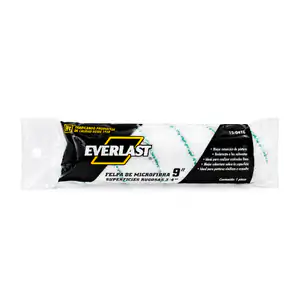 Repuesto everlast para rodillo 9in, felpa de microfibra para superfic…