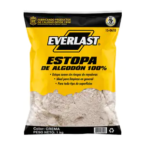 Bolsa de estopa everlast 100% de algodón de 1kg