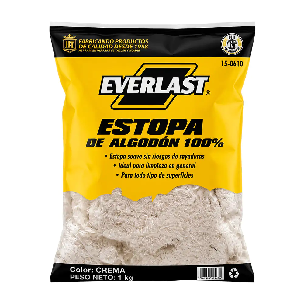Bolsa de estopa everlast 100% de algodón de 1kg