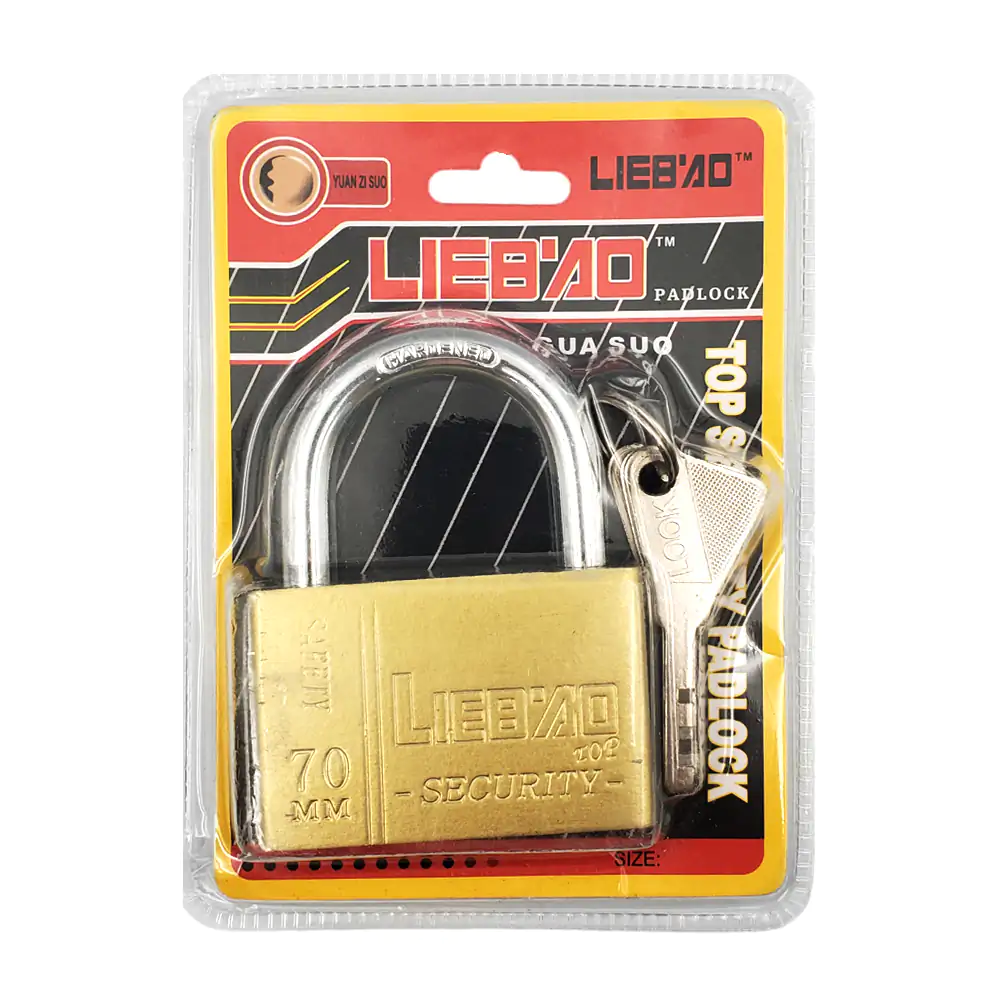 Candado liebao de 70mm de seguridad, gancho de acero templado + tres …