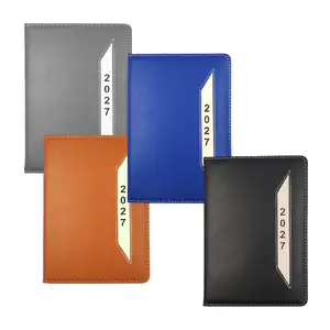 Libreta tipo agenda 2027 de 21x15cm con pasta acolchonada con separac…