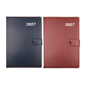 Agenda 2027, cubierta plástica con broche, variedad de colores / 1694…