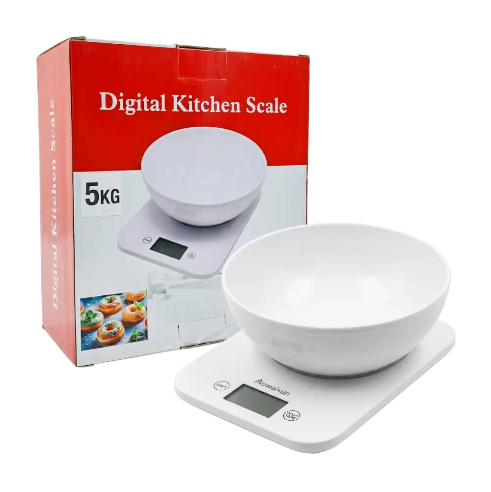Báscula digital para cocina + tazón con capacidad de 5kg  / 1694367