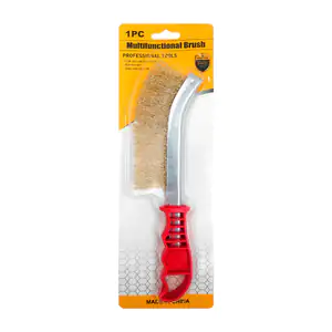 Cepillo de alambre curvo para remover oxidación, pintura y residuos, …