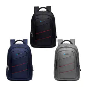 Mochila grande con 3 compartimentos + puerto usb y auxiliar 3.5, vari…