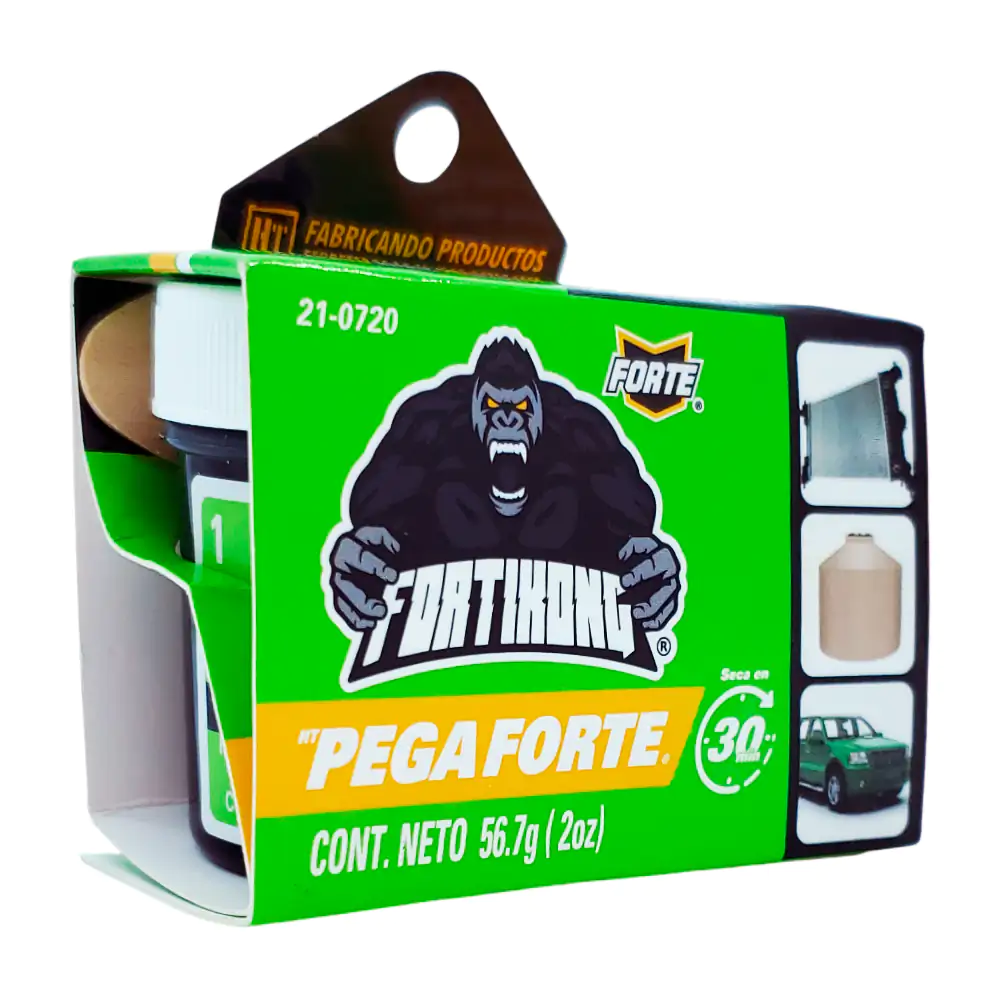 Soldadura en frío pega forte epóxico negri + verde de dos componentes, 2oz / 21-0720