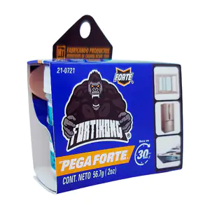 Soldadura en frío pega forte epóxico blanco de dos componentes, 2oz