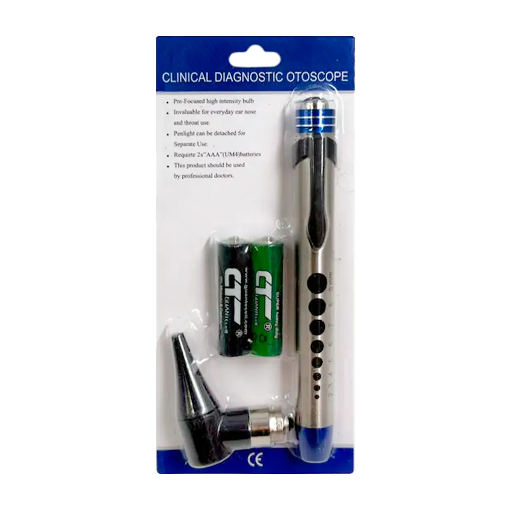 Blíster con otoscopio medico con 2 cabezas intercambiables para la re…