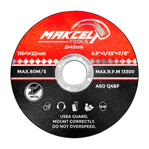 Disco de corte para metal makcel tools de 4 pulgadas y media