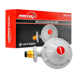 Regulador de gas l.p metálico makcel tools / 2451mk