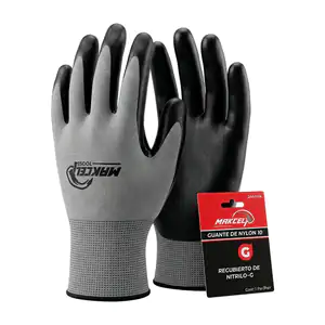 Par de guantes makcel tools con recubrimiento en la palma de nitrilo,…