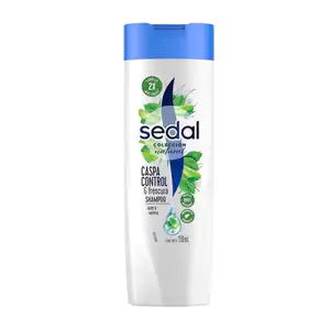 1pza shampoo sedal  colección natural aroma aloe y menta, 180ml / 249…