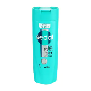 1pza shampoo sedal rizos definidos con óleo de coco, 180ml / 249783