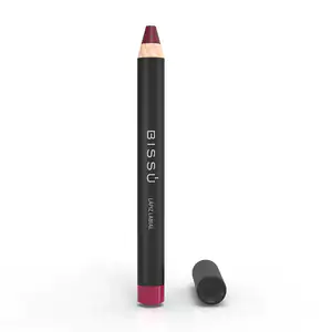 1pza lápiz labial bissu, gordito de madera, tono 05 vino tinto / 2516…