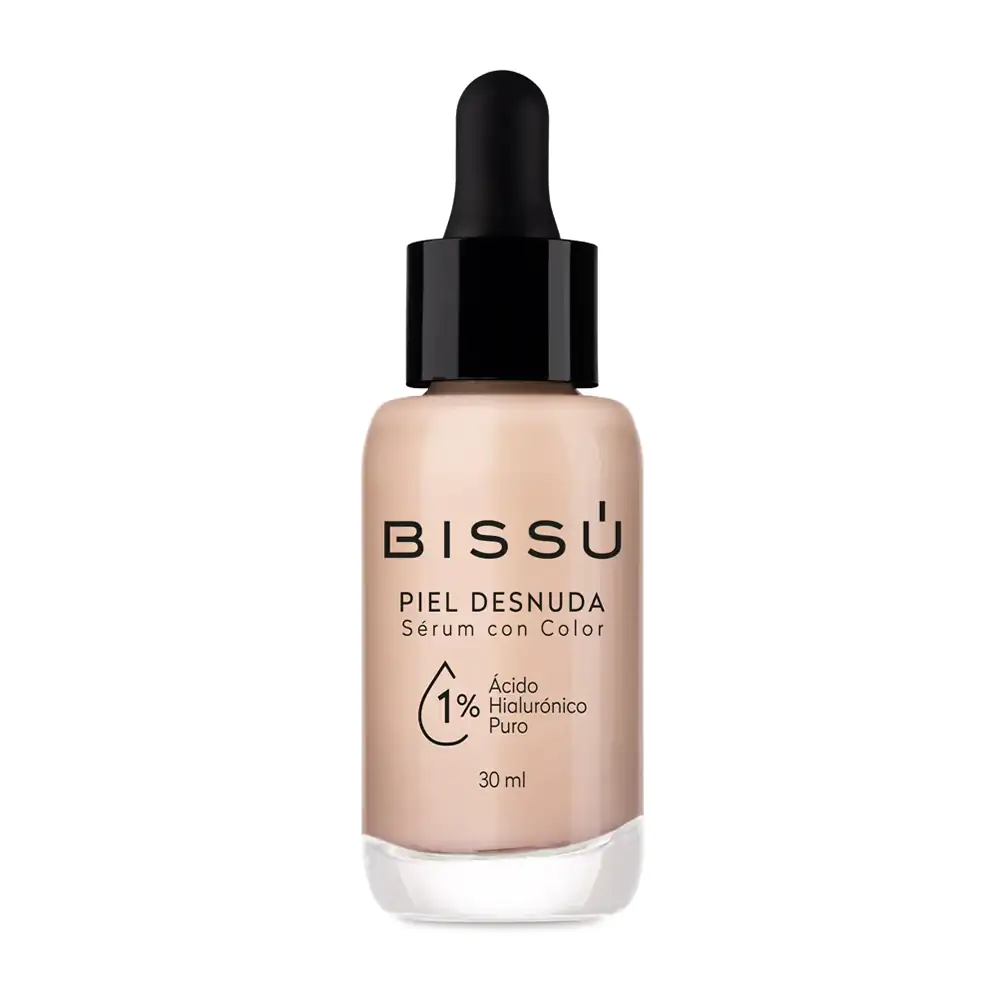 1pza serum bissú piel desnuda con color y ácido hialurónico, tono 02 espuma, 30ml / 251862