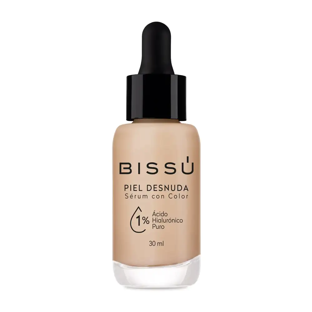 1pza serum bissú piel desnuda con color y ácido hialurónico, tono 03 perla, 30ml / 251879