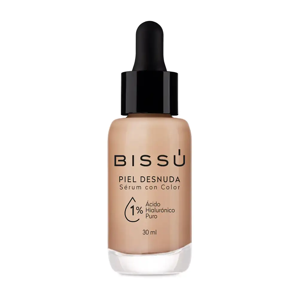 1pza serum bissú piel desnuda con color y ácido hialurónico, tono 04 sirena, 30ml / 251886