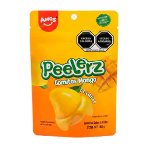 Bolsa con gomitas peelerz pelables con sabor a mango, 65g / 263984