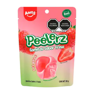 Bolsa con gomitas peelerz pelables con sabor a fresa, 65g / 279947