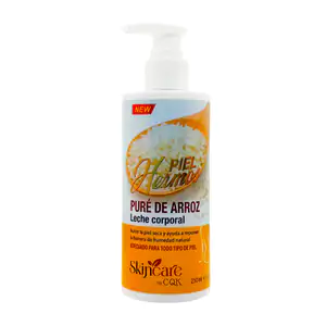 Loción hidratante skin care con leche de corporal de puré de arroz co…