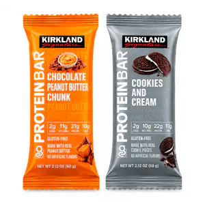 Kirkland barra de proteína sabor cookies and cream o peanut butter de…