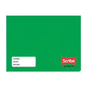 Libreta - cuaderno scribe clásico cosido en forma italiana con 100 ho…