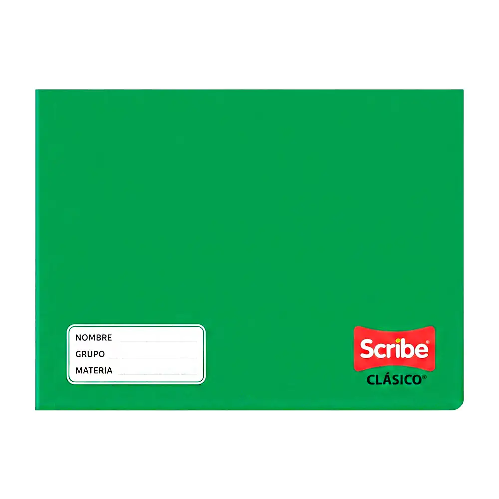 Libreta - cuaderno scribe clásico cosido en forma italiana con 100 hojas de cuadro chico, variedad