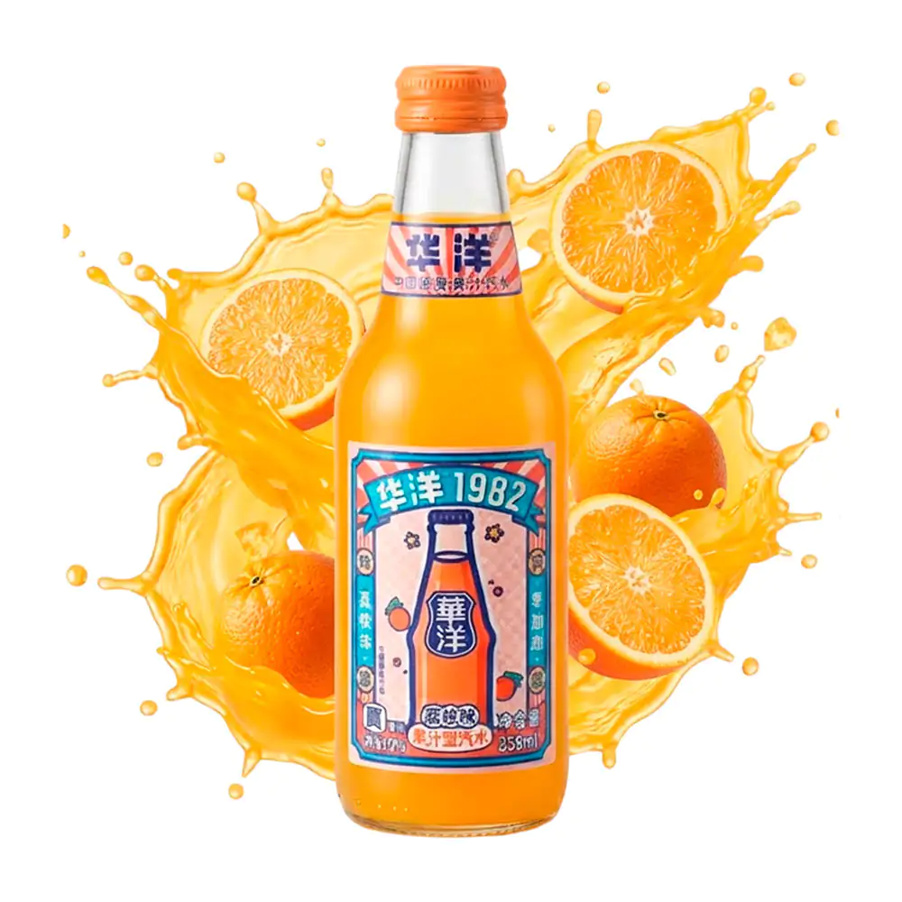 1pza botella 1982 refresco con jugo de naranja, 358ml / 440088