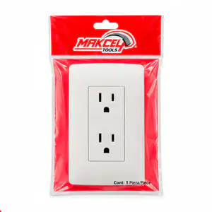 Placa de pared makcel tools con 2 enchufes - tomacorrientes trifásico…
