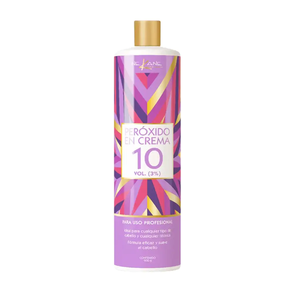 Peroxido en crema 10vol. 3% 900g, enriquecido con aceite de aguacate, para todo tipo de cabello