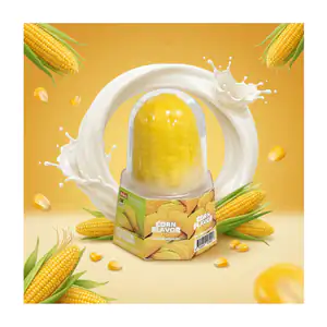 1pza helado cremoso coreano con sabor dulce y forma de elote, 90ml / …