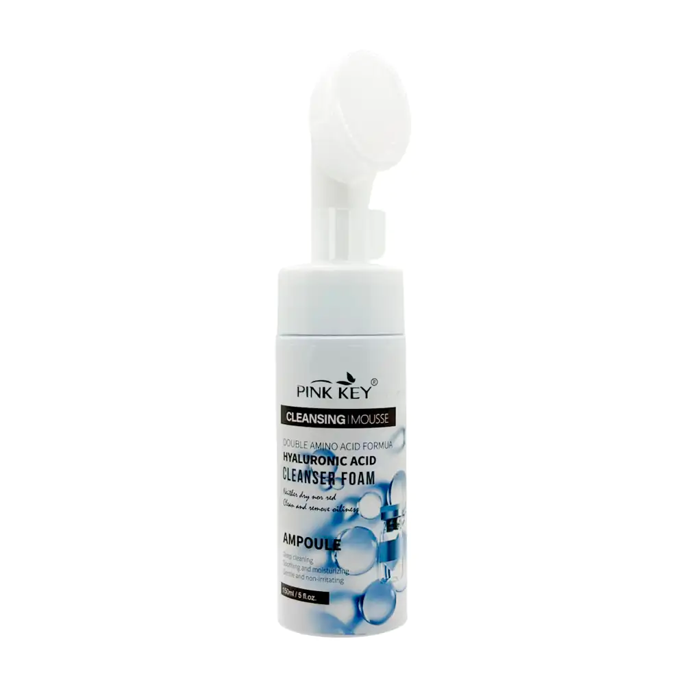 Mousse espuma facial limpiadora pink key con ácido hialurónico y aminoácidos, 150ml / pb3178-2