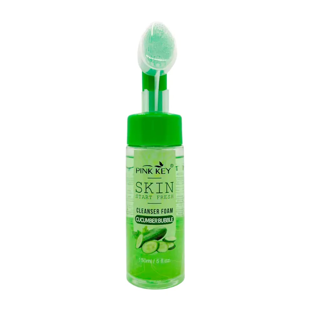 Mousse espuma facial limpiadora pink key con extracto de pepino, 150ml / pb3199