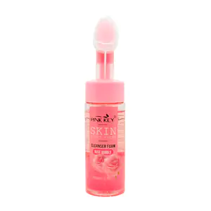 Mousse espuma facial limpiadora pink key con extracto de rosas, 150ml…