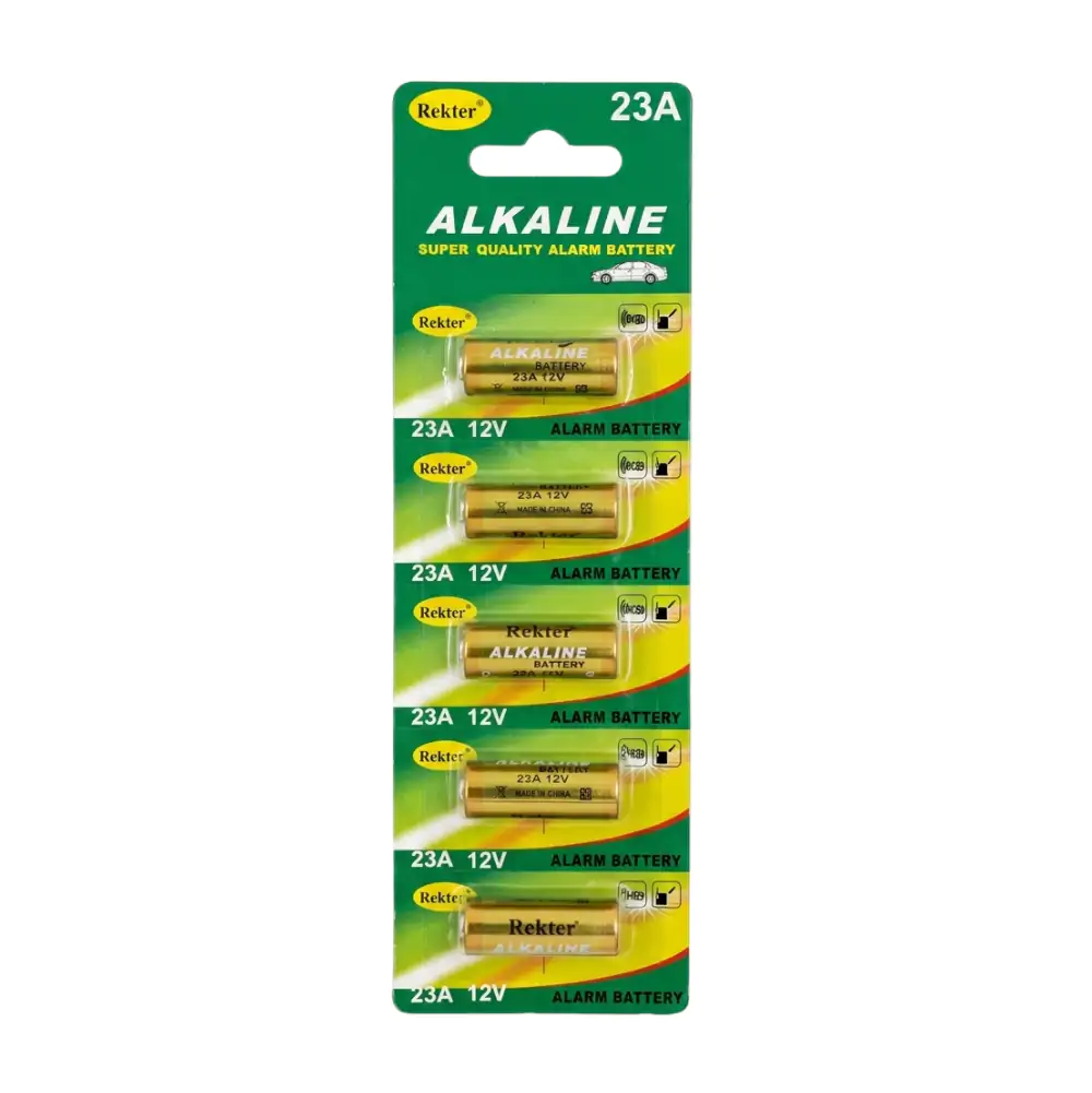 Blíster con 5 pilas alcalinas pequeñas de 23a y 12v alkaline / 5281