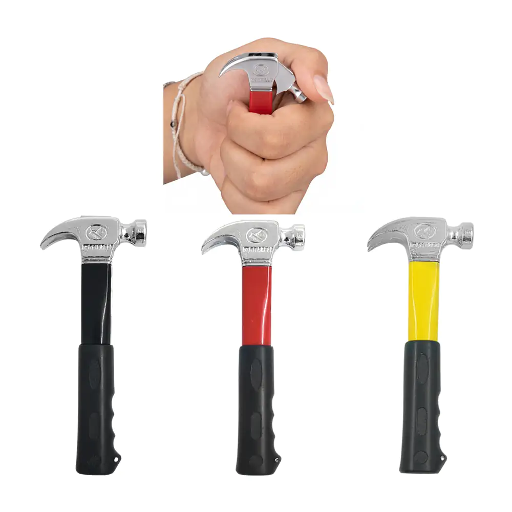 1pza Encendedor de gas recargable con diseño de martillo 9cm, variedad de colores / 5303