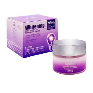 Crema facial iluminadora 50g con vitamina c, reduce manchas oscuras /…