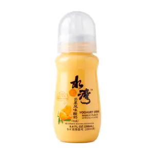 1pza botella con yogurt bebible sabor mango en botella tipo biberón d…