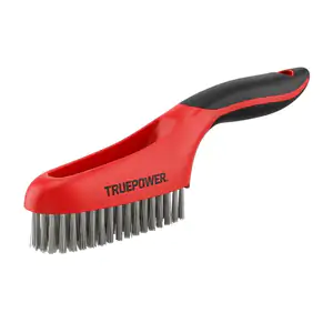 1pza Cepillo de alambre con 67 pinceles truepower y agarre antidesliz…