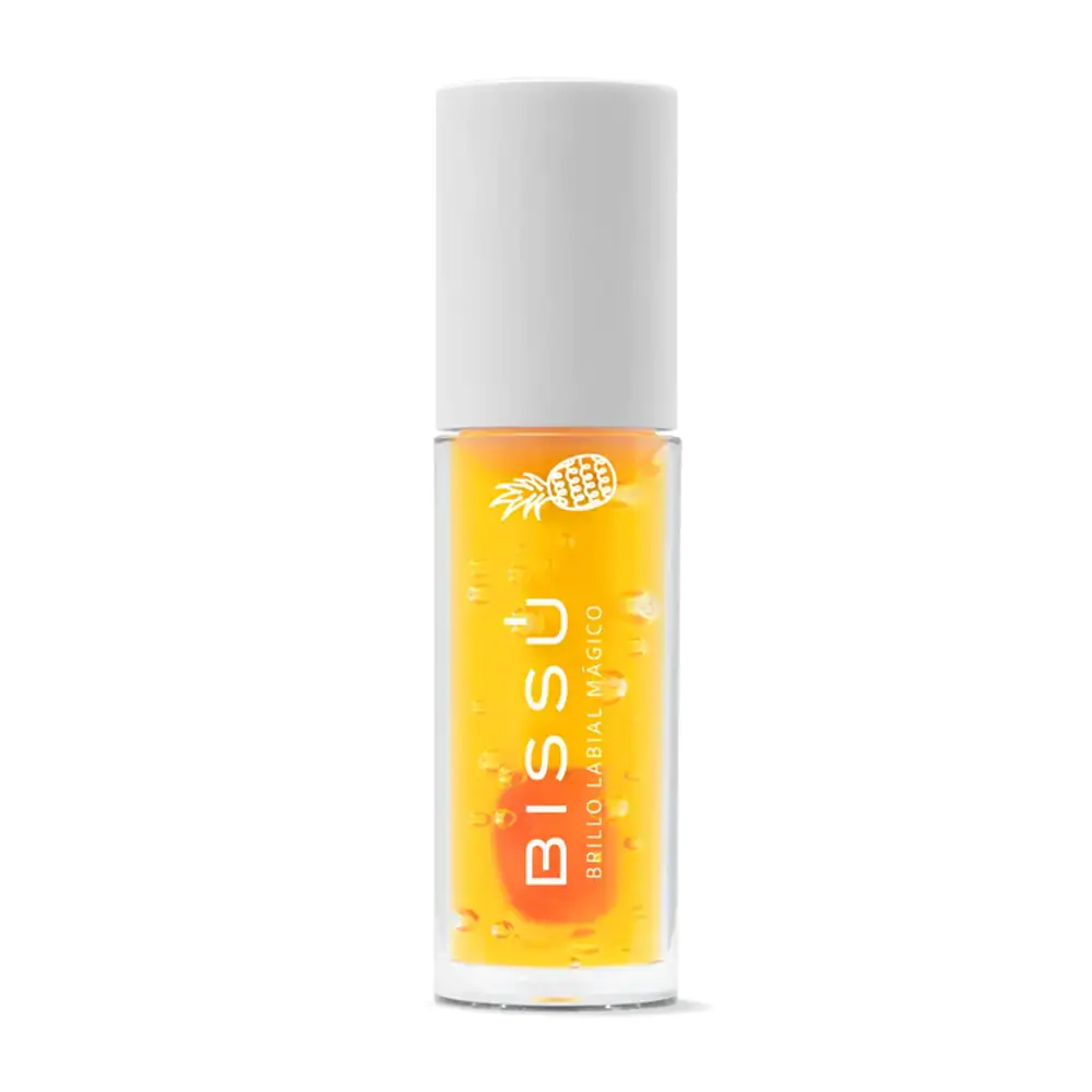 1pza brillo labial mágico bissú con aplicador gordito, 4g, tono 03 piña / 689763