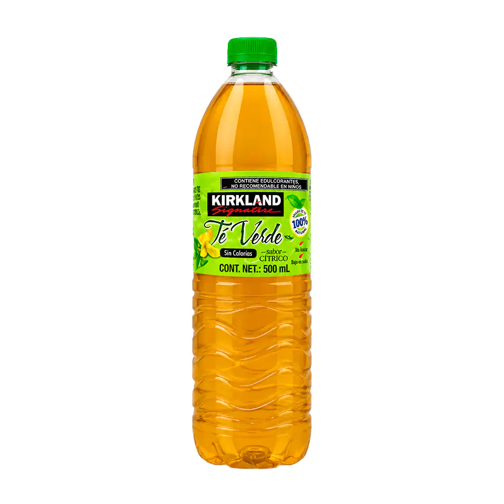 Kirkland bebida de té verde sabor cítrico, sin calorías / 500ml  
