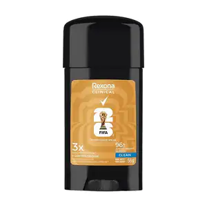 Desodorante antitranspirante en crema rexona clean para hombre, 58g