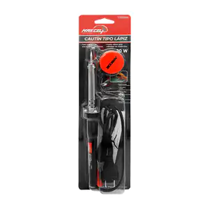 Cautín eléctrico makcel tools tipo lápiz de 30w con pasta para soldar…