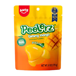 Bolsa con gomitas peelerz pelables con sabor a mango, 170g / 807974