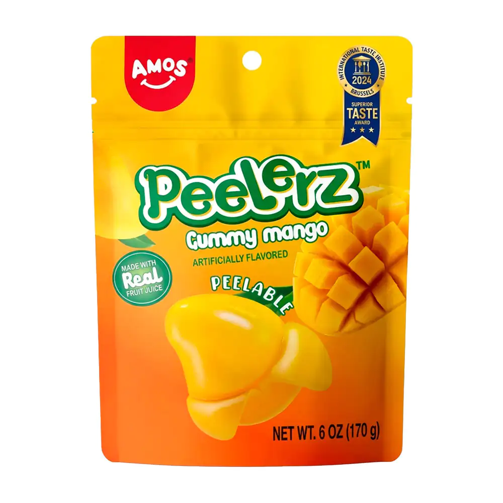 Bolsa con gomitas peelerz pelables con sabor a mango, 170g / 807974