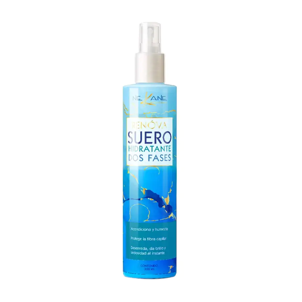 Suero hidratante dos fases renova 300ml, protege la fibra capilar / 8…
