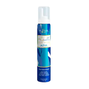 Tinte semipermanente aqarella en espuma 115ml, tipo mousse en tono az…